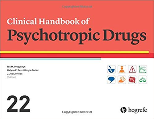  دانلود کتاب Clinical handbook of psychotropic drugs 22nd Edition خرید ایبوک راهنمای بالینی داروهای روانگردان نسخه پی دی اف 22 Free Download 9780889374966